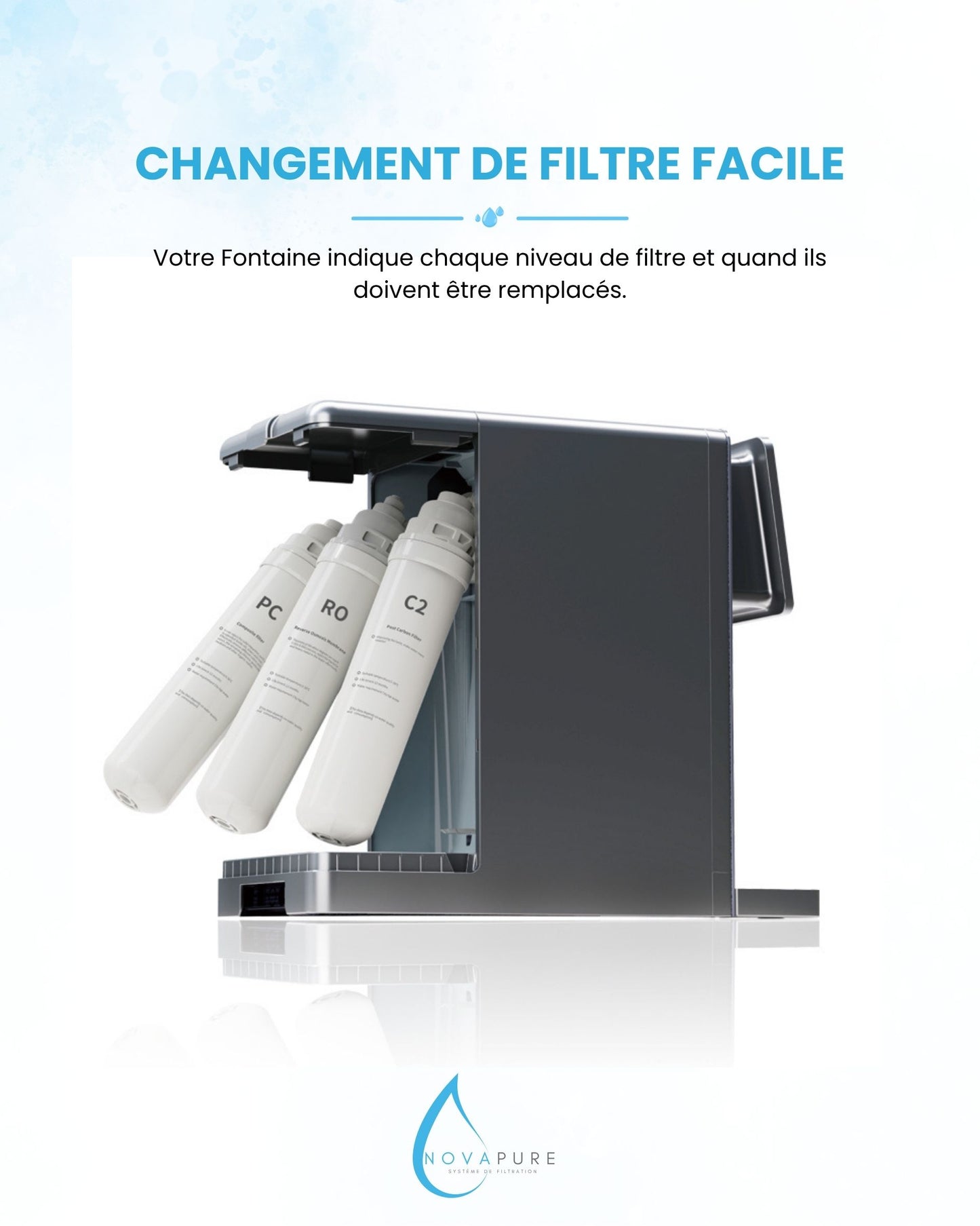 Pureflow 5S-UV – Distributeur d'Eau Pure Multi-Fonction
